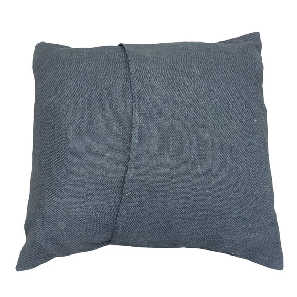 Vintage Burlap Feed Sack Pillow With BP Paris Crown & Laurel Jardin De LAlcazar - Picture 3 of 3